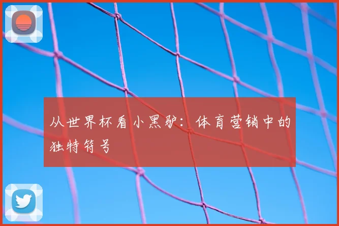 从世界杯看小黑驴：体育营销中的独特符号